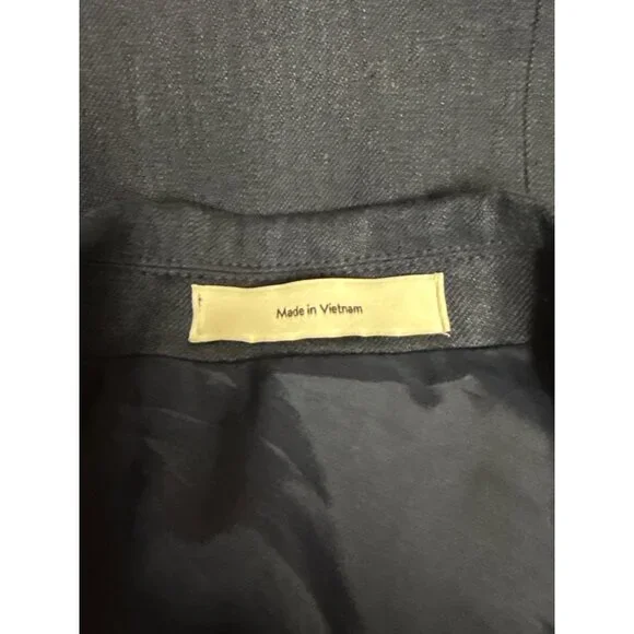 NEW Nordstrom Men's Tessuti Sondrio Blazer Suit 100% Linen Blue Lined 40R Jacket